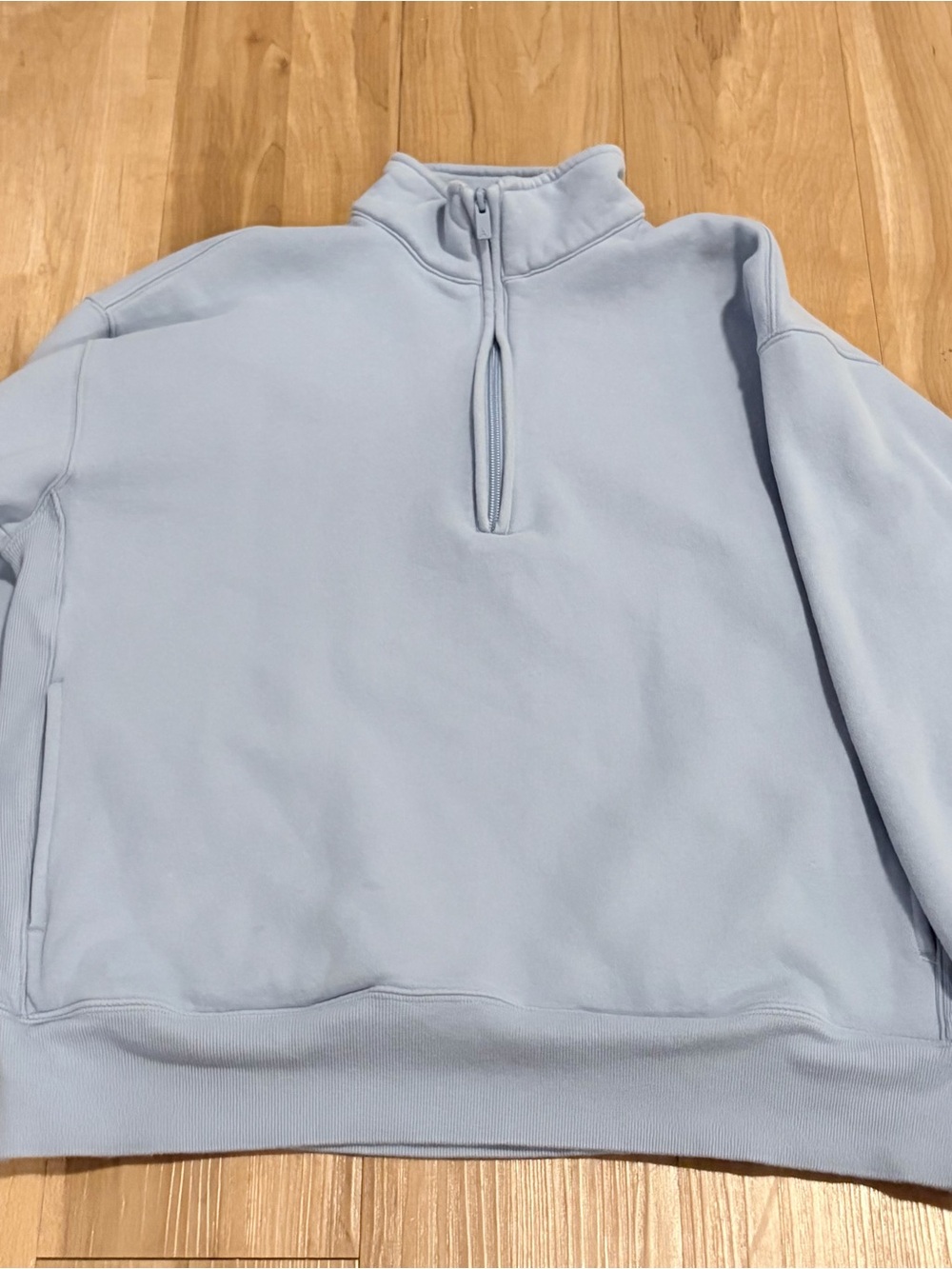 Aritzia Cozy Sweatfleece Boyfriend 1/2 Zip